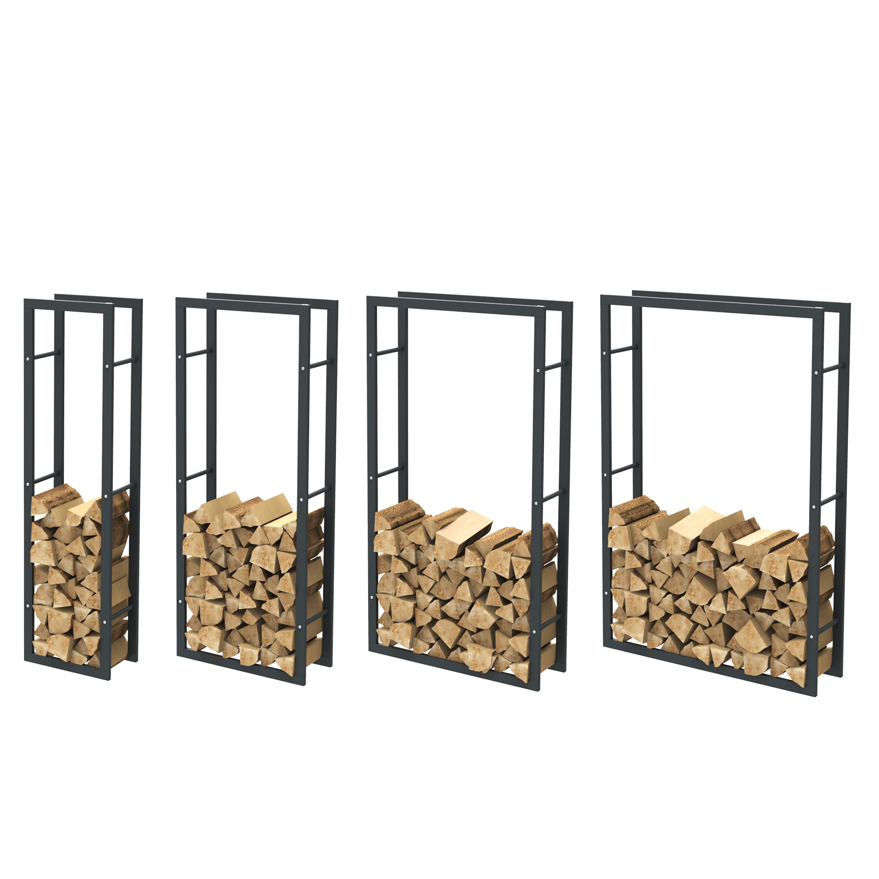 Kaminholzregal Brennholzregal Feuerholzregal Kaminholzständer